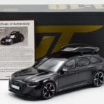 Audi RS6 C8 Avant Mythos Črna Z Karbonsko Streho Azijska Izdaja GT Spirit 1:18