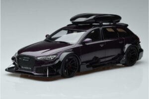 Audi RS6 C7 Avant z Body Kitom Vijolična GT Spirit 1:18