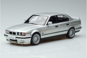 BMW Alpina B10 4.6 E34 Srebrna MCG 1:18