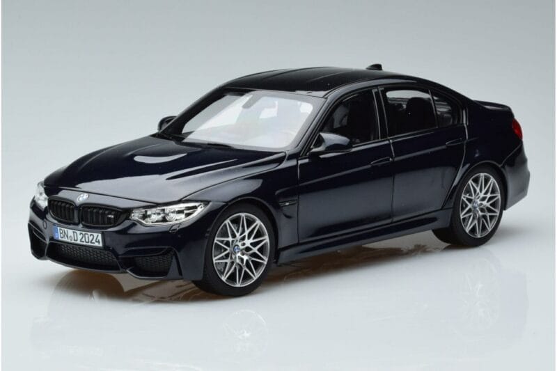 BMW M3 F80 Competition Modra Norev 1:18