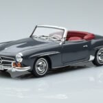 Mercedes 190 SL W121 Roadster Siva Norev 1:18