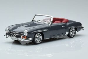 Mercedes 190 SL W121 Roadster Siva Norev 1:18