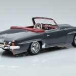 Mercedes 190 SL W121 Roadster Siva Norev 1:18