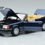 Mercedes 300 CE-24 A124 Kabriolet Nautical Blue Omejena Izdaja Norev 1:18