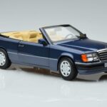Mercedes 300 CE-24 A124 Kabriolet Nautical Blue Omejena Izdaja Norev 1:18