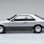Mercedes 300 CE-24 C124 Kupe Srebrna Norev 1:18