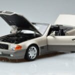Mercedes 500 SL R129 Dimno Srebrna Norev 1:18