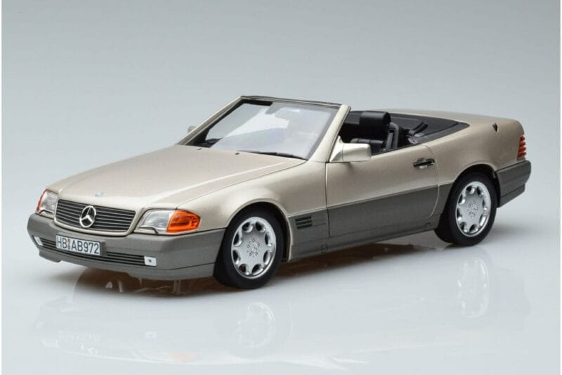 Mercedes 500 SL R129 Dimno Srebrna Norev 1:18