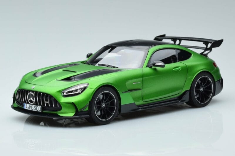Mercedes AMG GT C190 Black Series Green Hell Magno Omejena Izdaja Norev 1:18