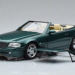 Mercedes SL500 R129 Zelena Kovinska Norev 1:18