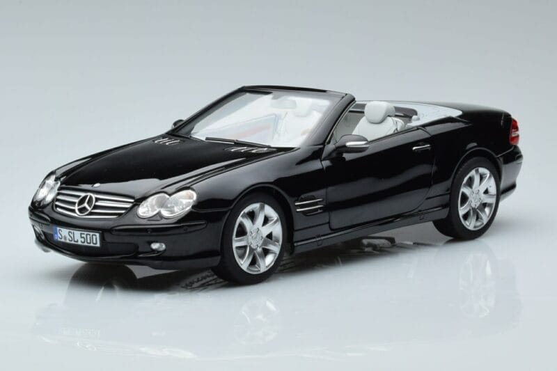 Mercedes SL500 R230 Črna Norev 1:18