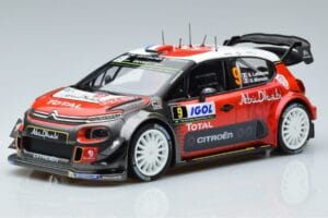 Citroen C3 WRC #9 S. Lefebvre / G. Moreau Tour de Corse 2017 Norev 1:18