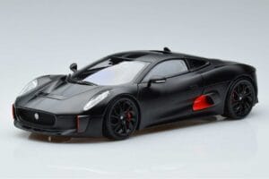 Jaguar C-X75 Kupe Črn Almost Real 1:18
