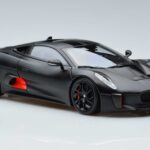 Jaguar Jaguar C-X75 Kupe Črn Almost Real 1:18 1:18 Kovina