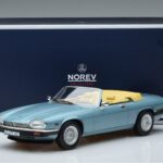 Jaguar Jaguar XJS V12 Kabriolet Svetlo Moder Kovinski Norev 1:18 1:18 Kovina