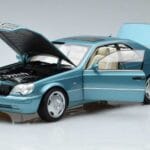 Mercedes Mercedes CL600 C140 Modra Metalik Norev 1:18 1:18 Kovina