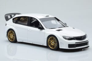 Subaru Impreza WRX STI R205 S Prilagojenimi Deli Bela Otto 1:18 OT1037 Smola – slika 4 od 6