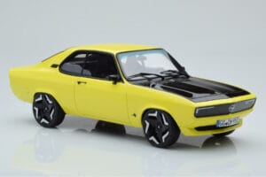 Opel Manta GSE Elektromod Rumena Otto 1:18 OT434 Smola – slika 4 od 6