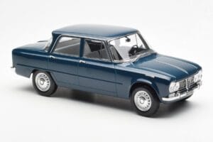 Alfa Romeo Giulia TI Petrolej Modra Norev 1:18 187971 Kovina – slika 4 od 6