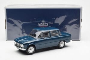 Alfa Romeo Giulia TI Petrolej Modra Norev 1:18 187971 Kovina – slika 6 od 6