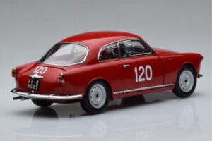 Alfa Romeo Giulietta SV #120 Mille Miglia 1956 Kyosho 1:18 08957A Kovina – slika 3 od 9