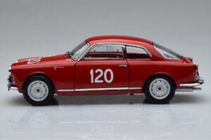 Alfa Romeo Giulietta SV #120 Mille Miglia 1956 Kyosho 1:18 08957A Kovina – slika 4 od 9