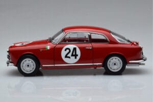 Alfa Romeo Giulietta SV #24 Targa Florio 1958 Kyosho 1:18 08957B Kovina – slika 4 od 9