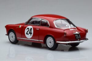 Alfa Romeo Giulietta SV #24 Targa Florio 1958 Kyosho 1:18 08957B Kovina – slika 6 od 9