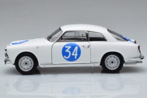 Alfa Romeo Giulietta SV #34 Targa Florio 1960 Kyosho 1:18 08957C Kovina – slika 4 od 9