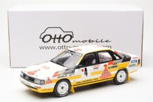 Audi 200 Quattro #4 W. Rohrl / C. Geistdorfer Rally Monte Carlo 1987 Otto 1:18 OT439 Kovina – slika 6 od 6