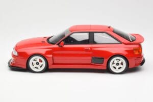 Audi 80 B4 Coupe Prior Design RS2 Rdeč Otto 1:18 OT1068 Smola – slika 3 od 6