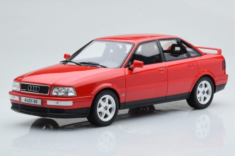 Audi 80 B4 Quattro Competition Laser Rdeč Otto 1:18