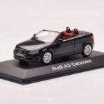 Audi A3 8P Kabriolet Črn Minichamps 1:43 - image 2 of 4
