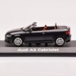 Audi A3 8P Kabriolet Črn Minichamps 1:43