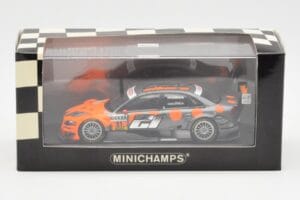 Audi A4 B7 DTM Team Futurecom TME #21 C. Albers DTM 2008 Minichamps 1:43 400089621 Kovina – slika 4 od 4