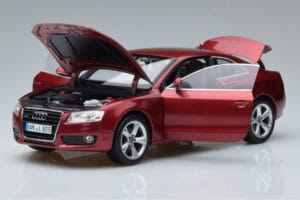 Audi A5 B8 Granatno Rdeča Norev 1:18 188352 Kovina – slika 2 od 7