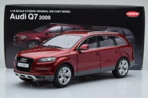 Audi Q7 4L Granatno Rdeča Kyosho 1:18 09222R Kovina – slika 8 od 8