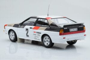 Audi Quattro Audi Sport #1 H. Mikkola / A. Hertz Winners International Swedish Rally 1981 Minichamps 1:18 155811102 Kovina – slika 5 od 6