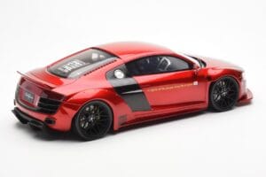 Audi R8 4S Liberty Walk Candy Rdeča GT Spirit 1:18 GT892 Smola – slika 2 od 6