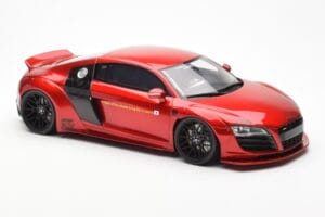 Audi R8 4S Liberty Walk Candy Rdeča GT Spirit 1:18 GT892 Smola – slika 4 od 6