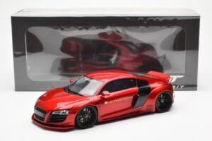 Audi R8 4S Liberty Walk Candy Rdeča GT Spirit 1:18 GT892 Smola – slika 6 od 6