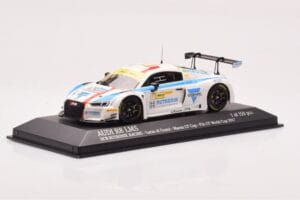 Audi R8 LMS #11 HCB Rutronik Racing L. di Grassi FIA GT World Cup Macau 2016 Minichamps 1:43 437171711 Kovina – slika 2 od 4