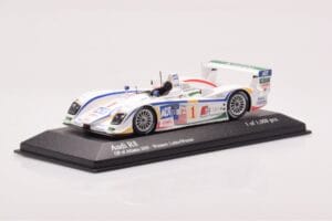 Audi R8 #1 J.J. Lehto / M. Werner GP of Atlanta Winners 2005 Minichamps 1:43 400051391 Kovina – slika 2 od 4