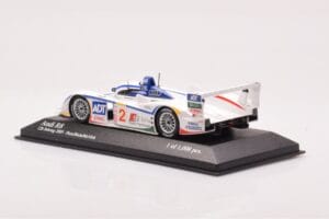 Audi R8 #2 E. Pirro / F. Biela / A. McNish 12 Hours of Sebring 2nd Place 2005 Minichamps 1:43 400051302 Kovina – slika 3 od 4