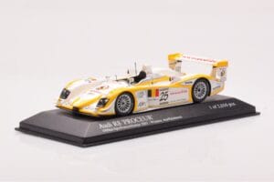 Audi R8 #25 S. Ara / T. Kristensen Winners 1000km Spa 2003 Minichamps 1:43 400031325 Kovina – slika 2 od 4