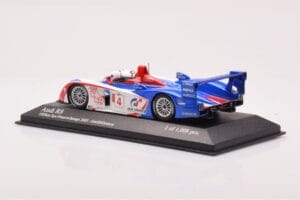 Audi R8 #4 M. Ortelli / J-M. Gounon 1000km Spa 2005 Minichamps 1:43 400051304 Kovina – slika 3 od 4