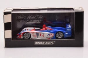 Audi R8 #4 M. Ortelli / J-M. Gounon 1000km Spa 2005 Minichamps 1:43 400051304 Kovina – slika 4 od 4