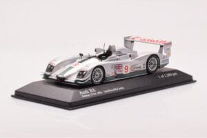 Audi R8 #9 M. Salo / Kane / McCarthy Sebring 12 Hours 2003 Minichamps 1:43 400031399 Kovina – slika 2 od 4