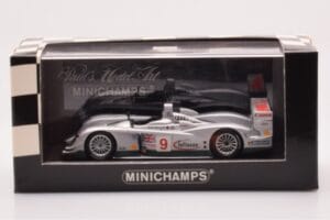 Audi R8 #9 M. Salo / Kane / McCarthy Sebring 12 Hours 2003 Minichamps 1:43 400031399 Kovina – slika 4 od 4