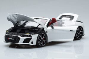 Audi R8 Spyder Performance Bela Kengfai 1:18 VAKF-0351 Kovina – slika 2 od 11